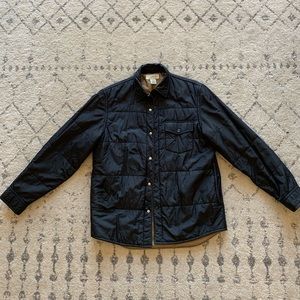 Men’s J Crew Black Quilted Jacket